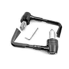 Meenu Arts Motorcycle Hand Guards 7/8 inch Brake Clutch Lever Protector Hand Guard Black Universal for All Bikes Q-21
