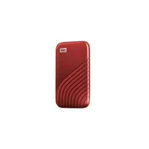 WD My Passport 500GB Red External Solid State Drive, 619659185640