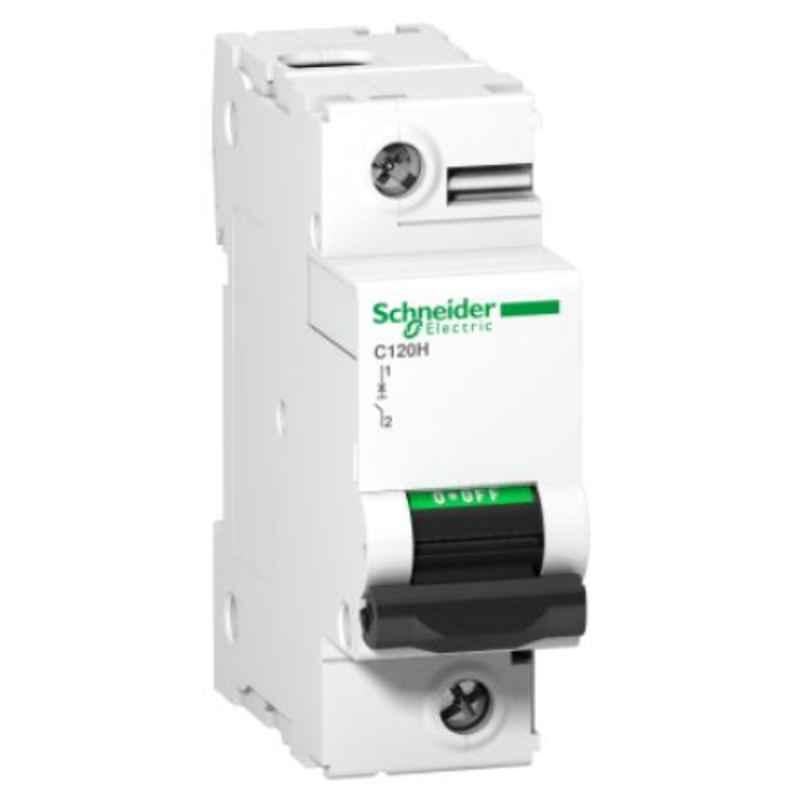 Schneider 100A 1 Pole C120H D Miniature Circuit Breaker, A9N18491