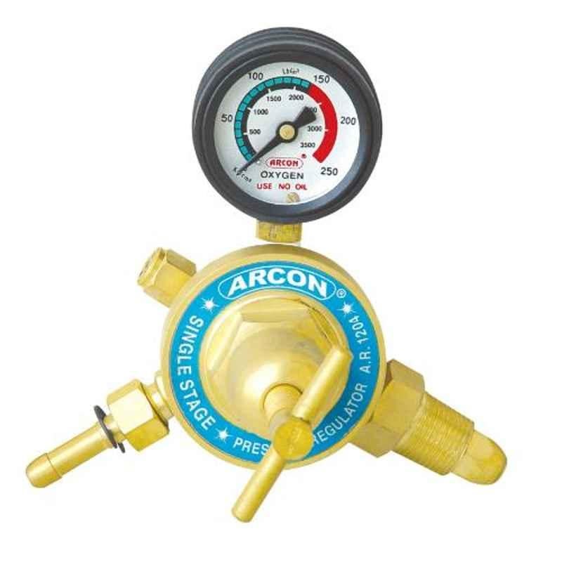 Arcon A-1OX Single Gauge Oxygen Pressure Regulator, ARC-2001