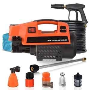 Nutronics 1800W 200bar 6.5lpm Black & Orange High Pressure Car Washer with 8m Outlet Hose