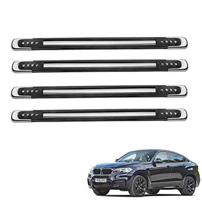 Kozdiko 4 Pcs Designer Black Bumper Protector Set for BMW X6, Koz-18589