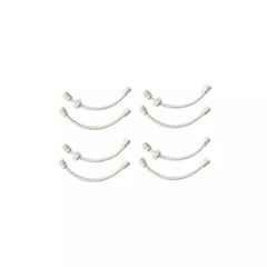 Fastgear 24 inch PTMT White Connection Pipe, FG049 (Pack of 8)