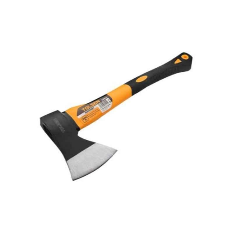 Tolsen 24x18x300mm Carbon Steel Yellow & Black Handheld Hatchet, 25053