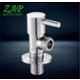 ZAP Terrim Brass Chrome Finish Angle Cock Valve with Wall Flange (Pack of 16)