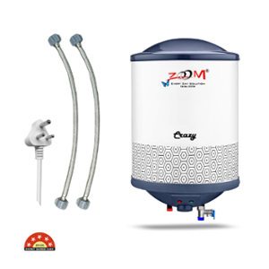 Zoom Crazy 10 Litre 2kW White Glassline Tank Water Geyser, GY-CRAZY10