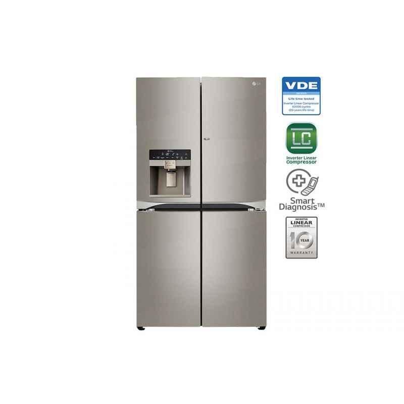 LG 889 Litre Art Line Side By Side Refrigerator, GR-J31FWCHL (2017)