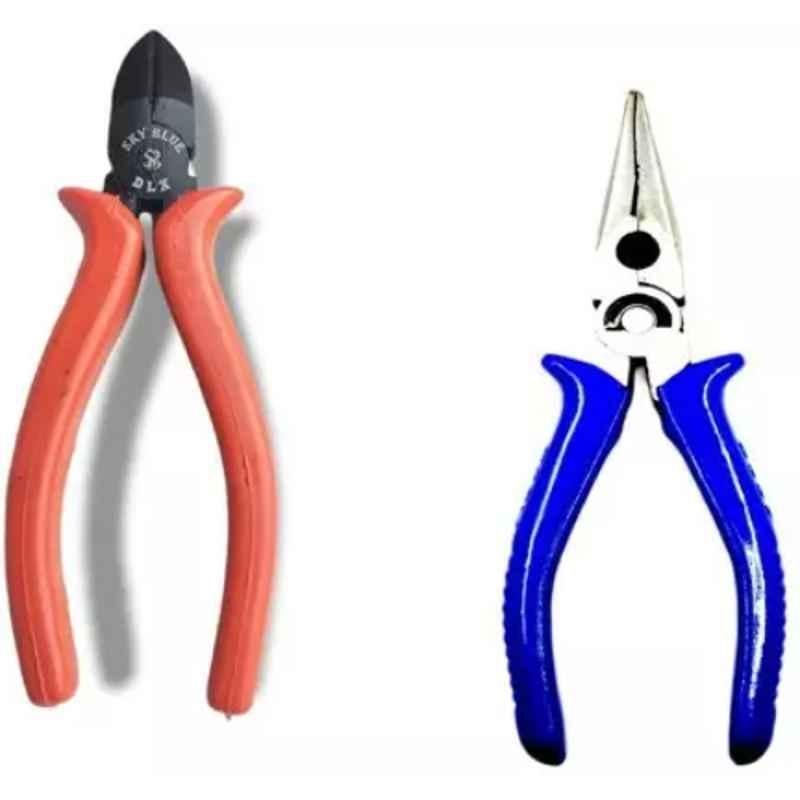 Sky Blue 2 Pcs 7.8 inch Stainless Steel Groove Plier Combo, SBE_PLIER_0780