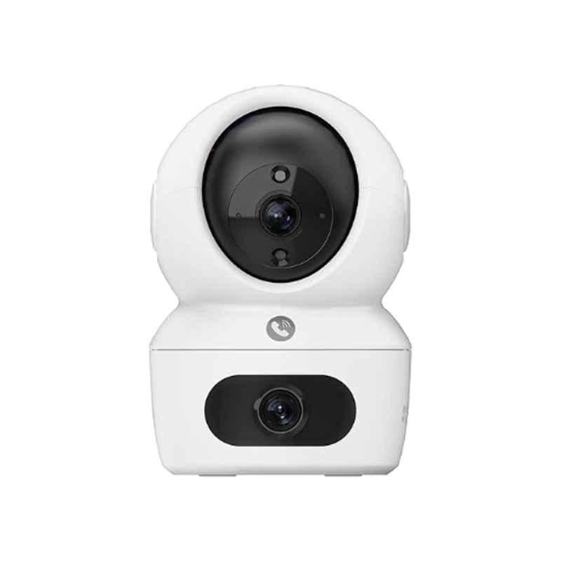 EZVIZ H7C Dual 2k Lens Pan-Tilt Smart Wi-Fi Camera Color Night Vision & SD Card Support Upto 512GB 2 Way Calling, 360 deg Panoramic View,