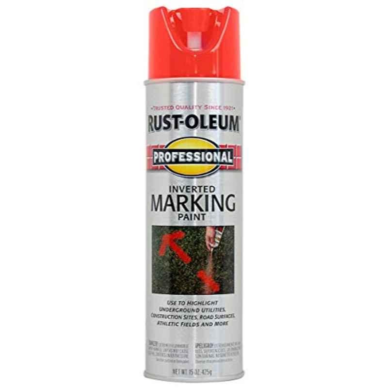 Rust-Oleum Professional 15oz Brave Orange Inverted Marking Paint Spray