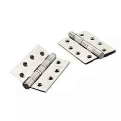 Harrison 100x75x3mm Stainless Steel Satin Nickel Finish Ball Bearing Hinge, 1575