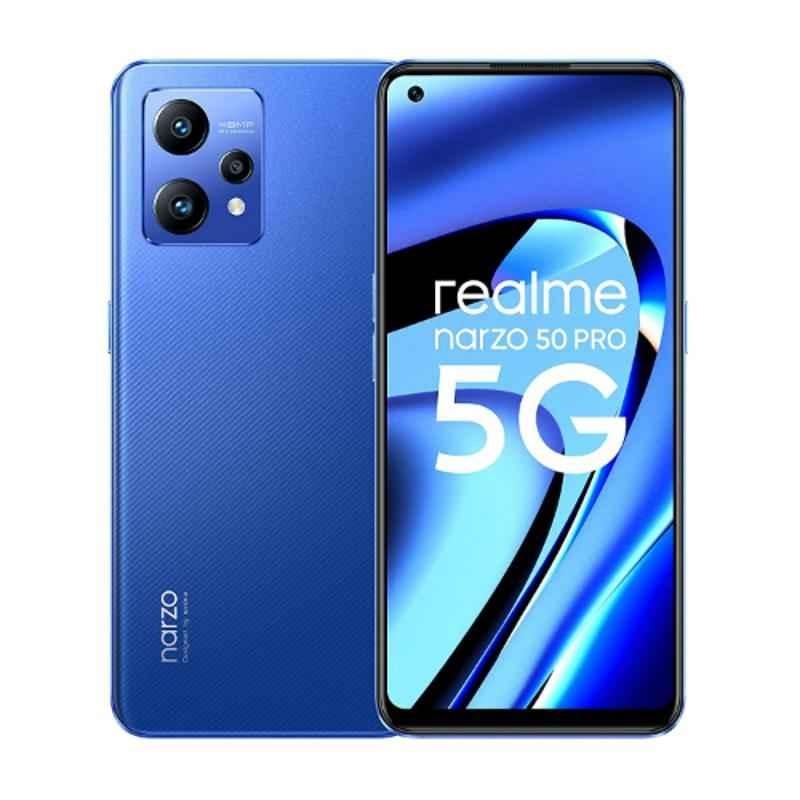 Realme Narzo 50 Pro 5G 6.4 inch 6GB/128GB Storage Gaming Processor Hyper Blue Smartphone, RMX3395