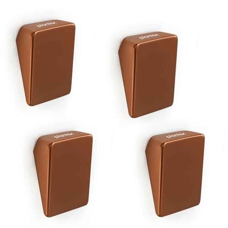 Plantex Knobs for Drawers/Square Drawer Knobs for Cabinets/Pull-Push Knobs for Kitchen/Bedroom Drawer (Pack of 4) SH-331, Rose Gold