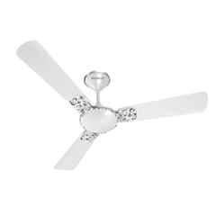 Havells Enticer Art ES 50W Pearl White Chrome Energy Saving Ceiling Fan, FHCEA2SPWH48, Sweep: 1200 mm
