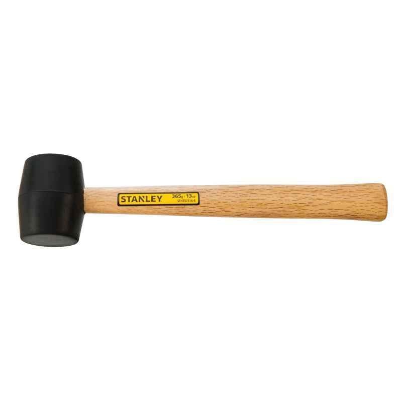 Stanley 450g Rubber Mallet Hammer with Wood Handle, STHT57527-8