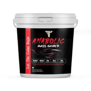 Muscle Performance 5kg Belgium Chocolate Anabolic Mass Gainer with High Protein, High Carbs, Added Vitamins, Probiotics, Enzymes, 40g Protein, 680 Calories & 3g Creatine