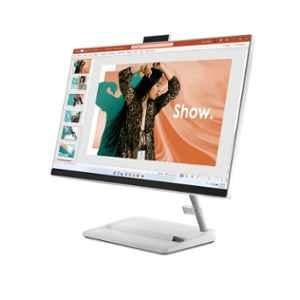 Lenovo Lenonvo IdeaCentre AIO 3 24IAP7 White All in One Desktop with Intel Core i3-1215U 12th Gen/8GB DDR4/512GB SSD/250 Nits/Office 2021/Windows 11 Home/23.8 inch FHD IPS Display, Wireless Keyboard & Mouse, F0GH017DIN