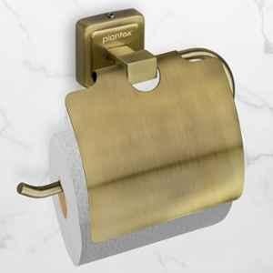Plantex 304 Grade Stainless Steel Toilet Paper Holder/Stand for Toilet Paper Roll/Tissue Paper Holder-Decan (Brass Antique)