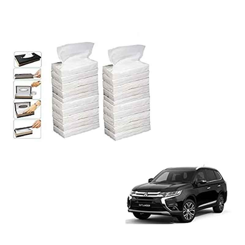Kozdiko 100 Pulls Dispenser Box Refiller Tissue Paper with 200 Sheets for Mitsubishi Outlander (Pack of 20)