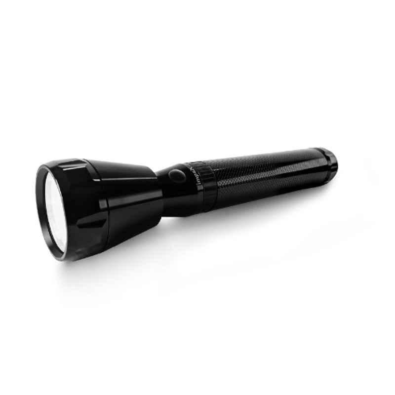 Impex 3W 300mAh Aluminium Black Rechargeable LED Flashlight, LUMIN X0