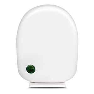 Elegant Casa Sun White Sleek Design Soft-Closing PP Round Toilet Seat Cover, A-16