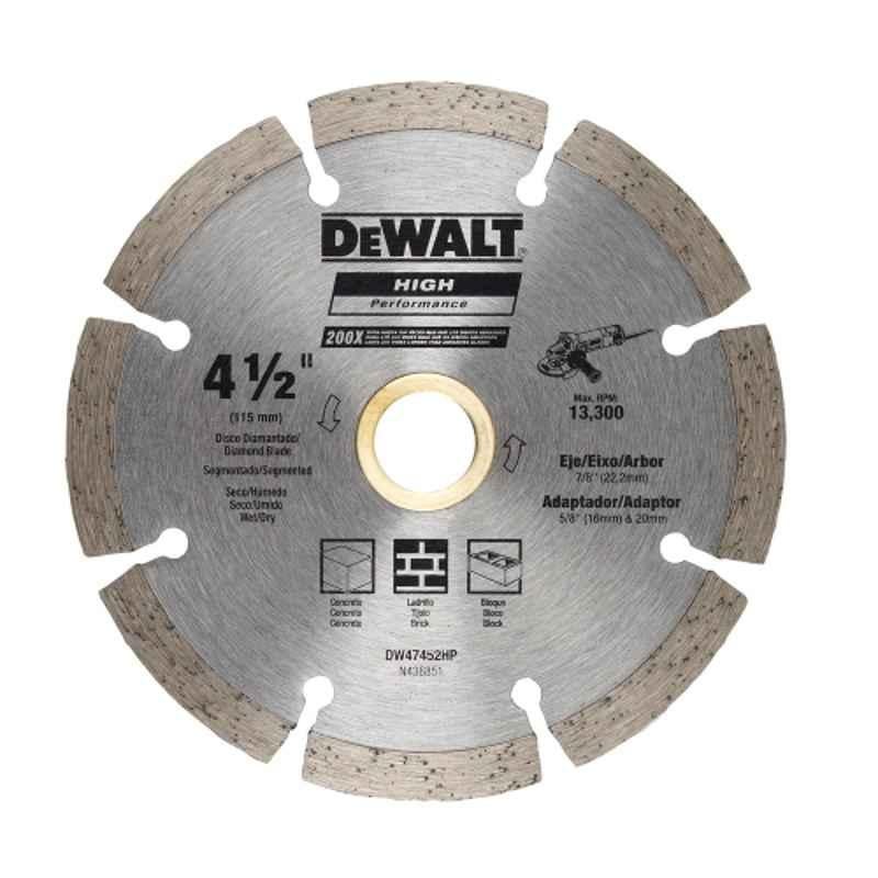Dewalt 115x7x22 mm High Performance Segmented Rim Wheel, DW47452HP