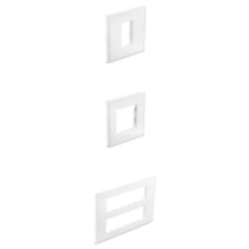 Honeywell 9 Module White Horizontal Front Plate, CW109WHI (Pack of 8)