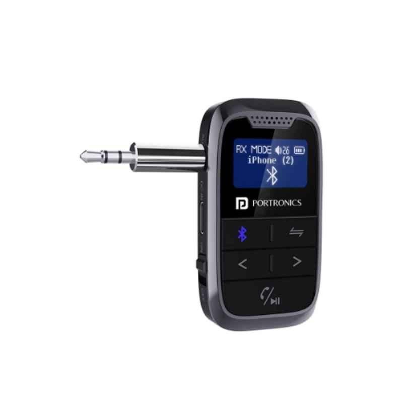 Portronics Auto 18 ABS Black Smart Audio Connector, POR 1387