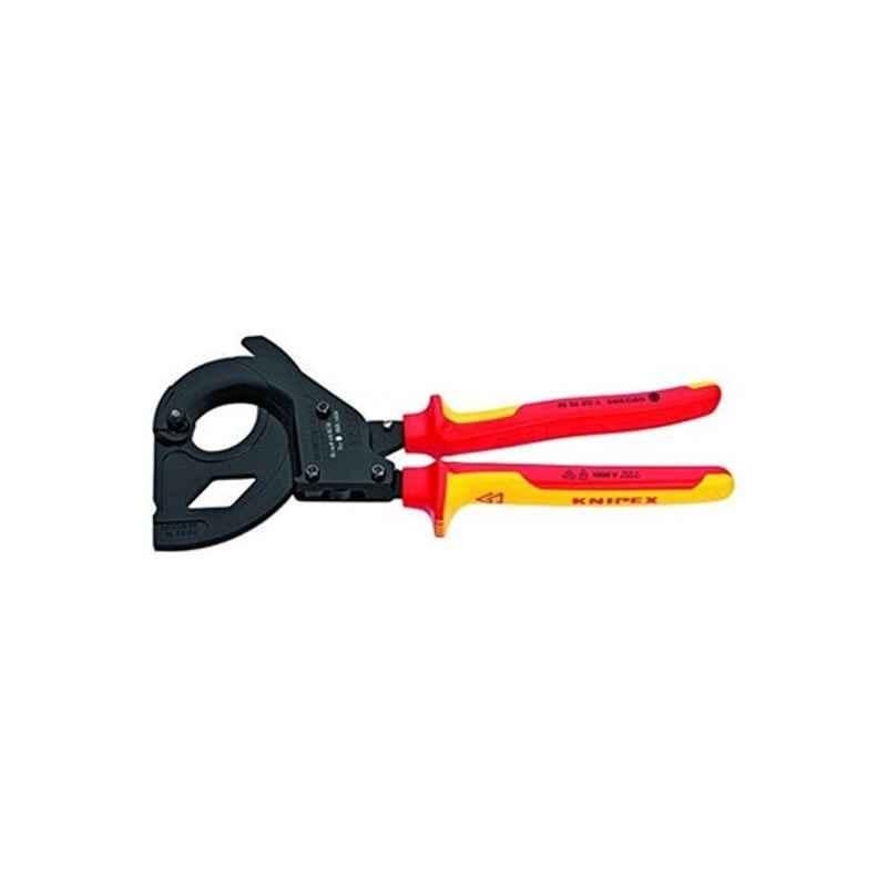 Knipex 307mm Plastic Red & Yellow Insulated Cable Cutter, 9536315A