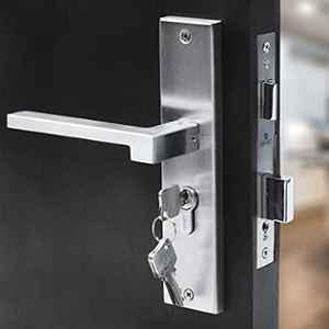 Voltizi Amity 8 inch Stainless Steel 304 Antique Finish CYS Plate Mortise Door Lock Handle Set