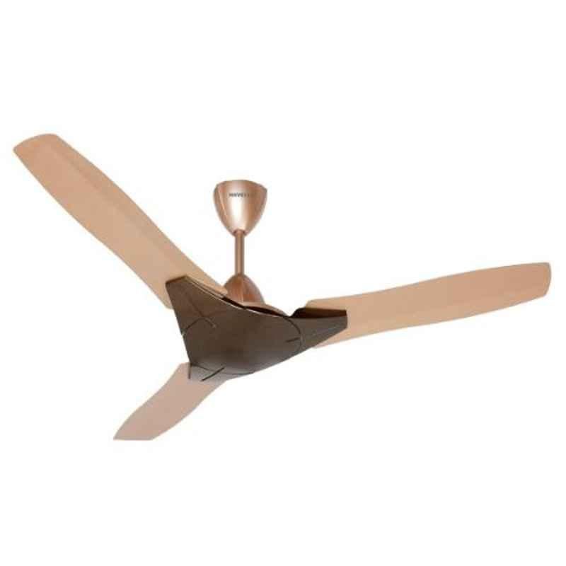 Havells 350rpm Troika Honey Champagne Ceiling Fan, FHCTKSTHCH48, Sweep: 1200 mm