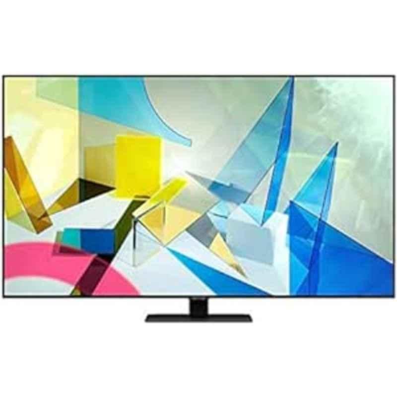 Samsung Q80T 55 inch Carbon Silver 2020 Class 4K QLED Smart TV, QA55Q80TAUXZN