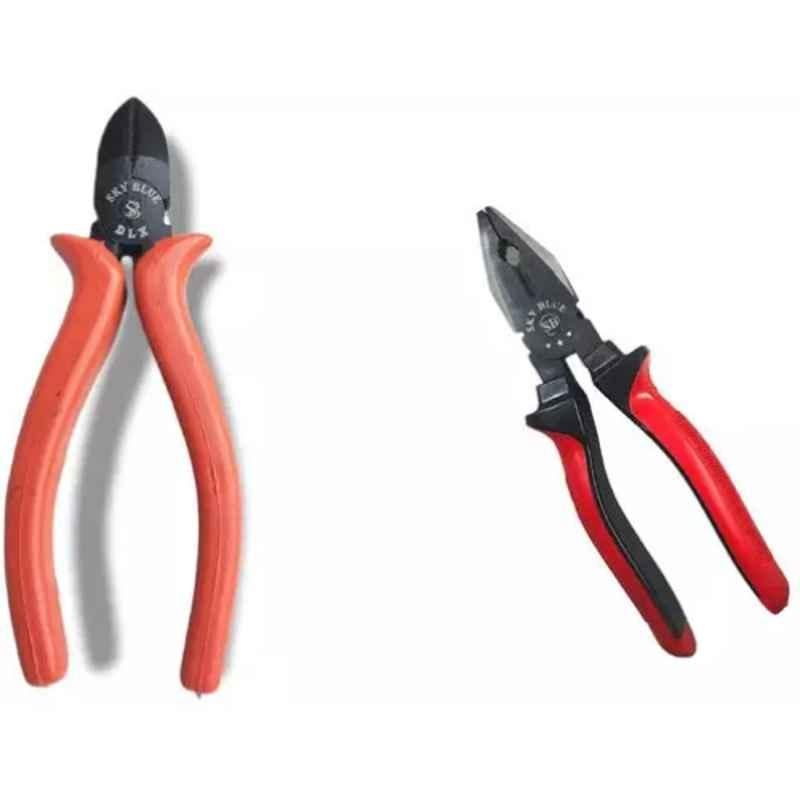 Sky Blue 2 Pcs 7.8 inch Lineman Plier Combo, SBE_PLIER_0724