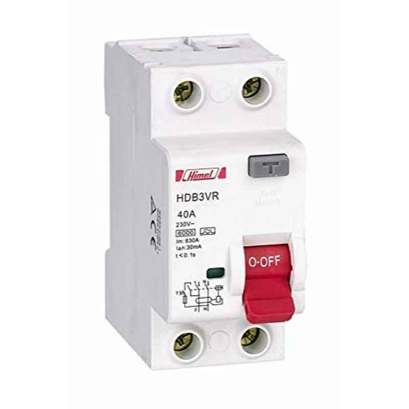 Himel 63A 2P 100mA Earth Leakage Circuit Breaker, HDB3VR263YC