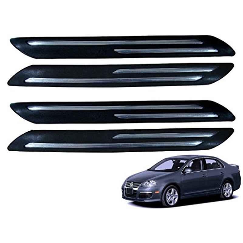 Kozdiko 4 Pcs Double Chrome Bumper Protector Set for Volkswagen Jetta