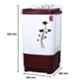 Koryo KWM7819WSA 7.5kg Red Semi Automatic Top Load Washing Machine (Only Washer)