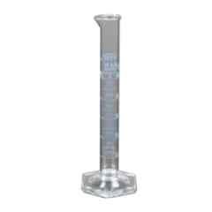 Glassco 1000ml Blue Printing Boro 3.3 Glass Measuring Cylinder with Hexagonal Base, 139.505.07A