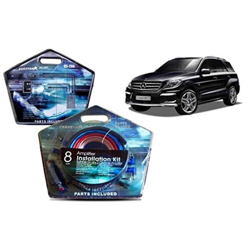 Auto Pearl Geestar Plus 8 Guage 2 Channel Amplifier Full Installation Kit for Mercedes Benz M Class, GS-208