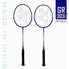 Yonex GR303i 95g Blue Strung Badminton Racquet (Pack of 2)