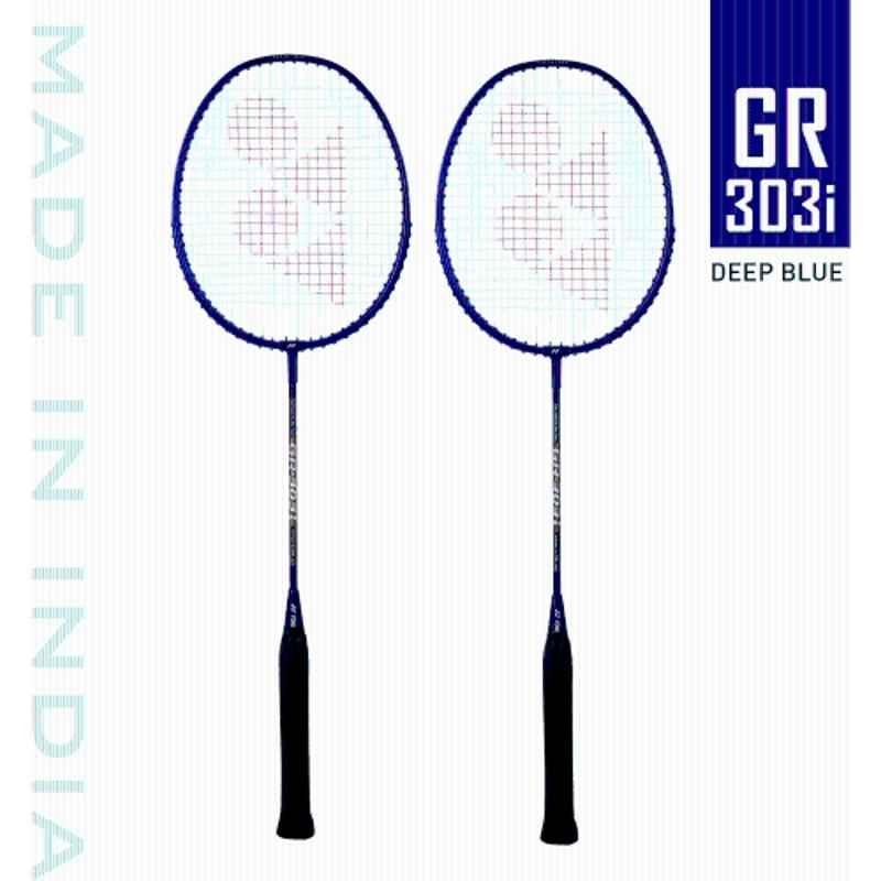 Yonex GR303i 95g Blue Strung Badminton Racquet (Pack of 2)