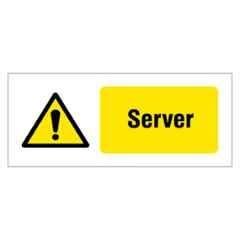 SUNSIGNS 300x457mm Vinyl & Acrylic Sandwich Server Signage, SN0215VNLM1HPIDAL