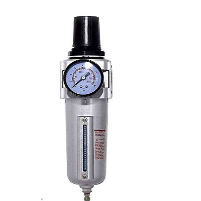 3/4 inch 250 PSI Air Pressure Regulator & Filter with Gauge