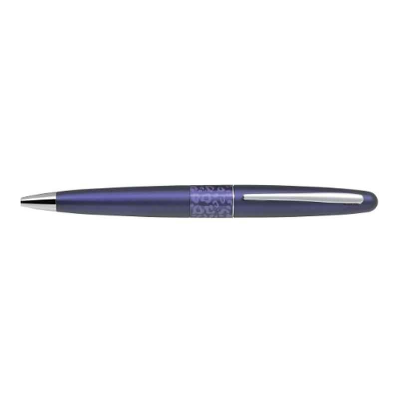 Pilot M BL MR2 9000022106 Stainless Steel & Brass Blue Leopard Ball Pen, 119 L (Pack of 10)