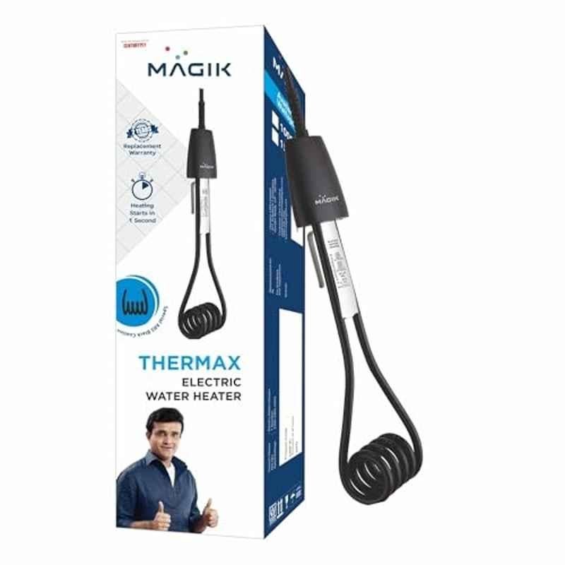 Magik Thermax 1000W Metal Black Electric Water Heater Immersion Rod, ACTHEH4283