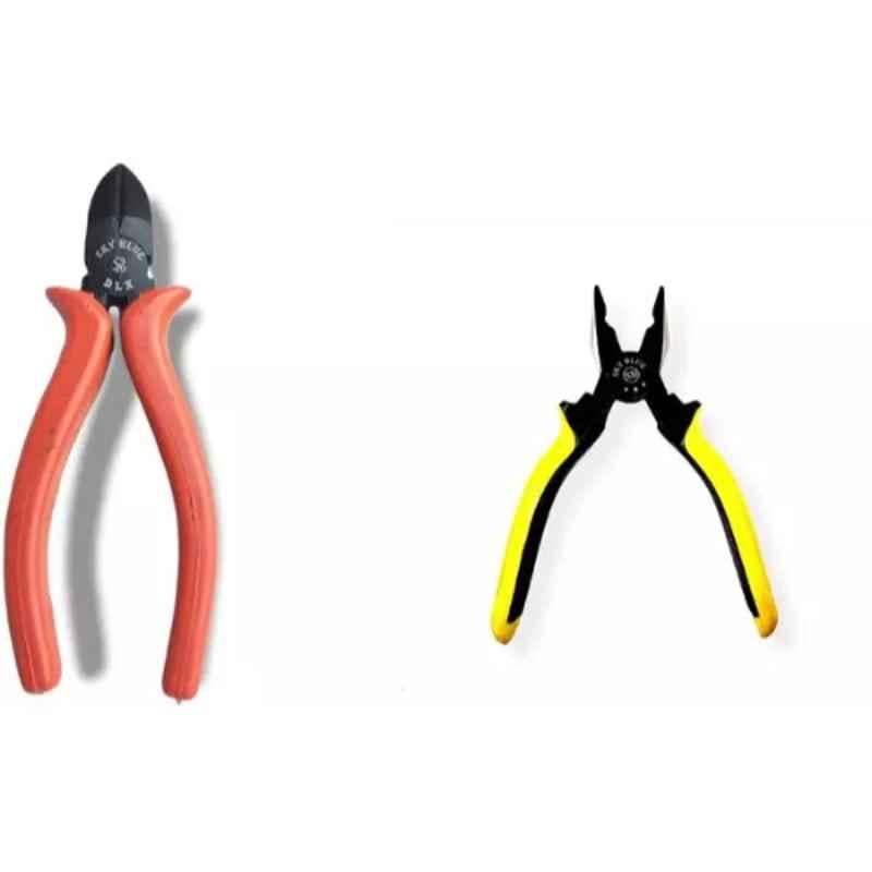 Sky Blue 2 Pcs 7.8 inch Stainless Steel Groove Plier Combo, SBE_PLIER_0751