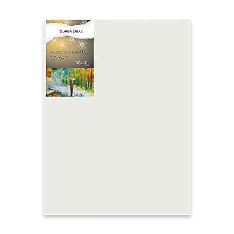 Super Deal 30x40cm White Canvas Panel, 28120