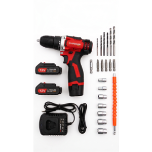 Vi Power Gold 1500mAh 12V 100% Copper Motor Cordless Drill Screwdriver with 24Nm Torque, VP-CD12