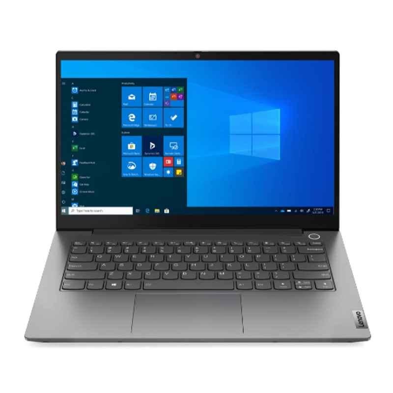 Lenovo ThinkBook Laptop 14/Intel Core i3-1115G4 11th Gen/8GB RAM/512GB SSD/Windows 11 Home & 14 inch FHD Aluminium Mineral Grey, 20VDA0XVIH