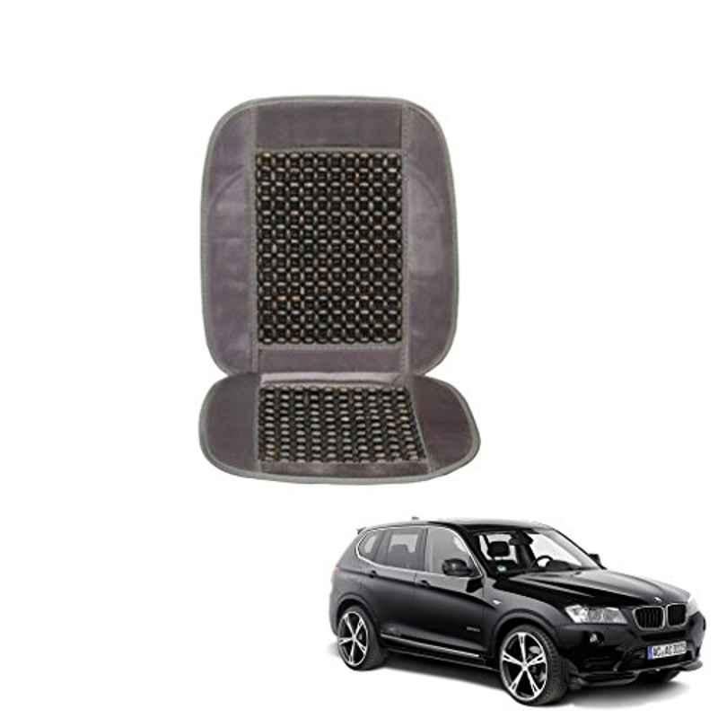Kozdiko Wooden Beads Car Seat Cushion with Velvet Border for BMW X3