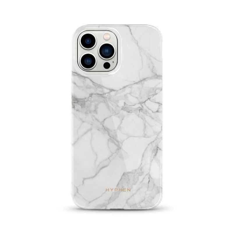 Hyphen Luxe 6.1 inch White Marble Case Cover for New iPhone, HPC-M13WH616156